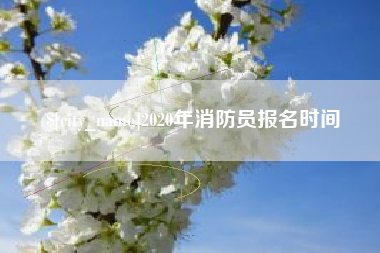 玉环2020年消防员报名时间