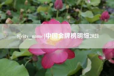 玉环中国金牌榜明细2021