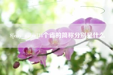 玉环34个省的简称分别是什么
