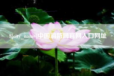 玉环中国消防网官网入口网址