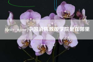玉环中国消防救援学院是在哪里