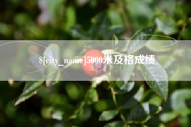 玉环5000米及格成绩