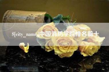 玉环中国消防学院排名前十