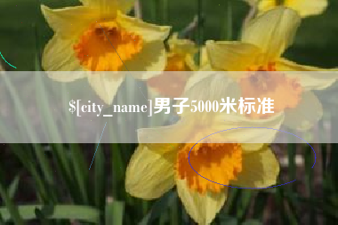 玉环男子5000米标准