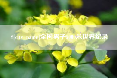 玉环全国男子5000米世界纪录