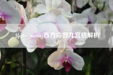 玉环西方命数九宫格解析