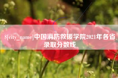 玉环中国消防救援学院2021年各省录取分数线