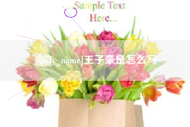 玉环王子豪是怎么写