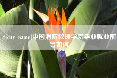 玉环中国消防救援学院毕业就业前景如何