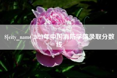 玉环2021年中国消防学院录取分数线