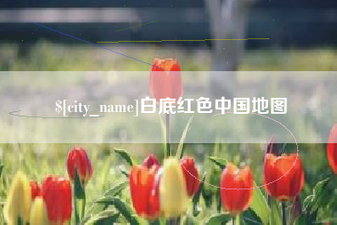 玉环白底红色中国地图
