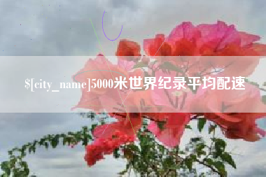 玉环5000米世界纪录平均配速
