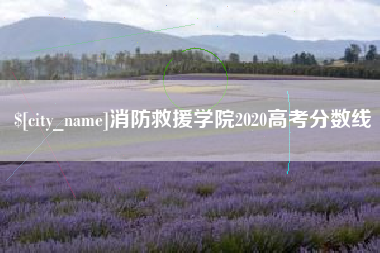 玉环消防救援学院2020高考分数线