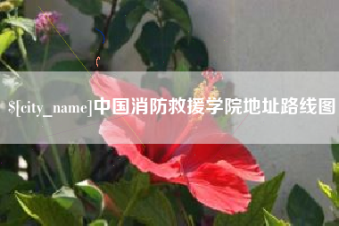 玉环中国消防救援学院地址路线图