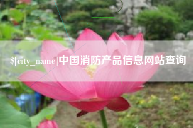 玉环中国消防产品信息网站查询