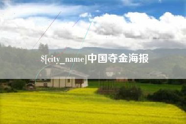 玉环中国夺金海报