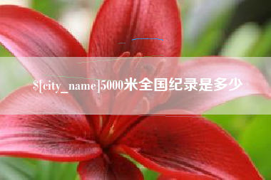 玉环5000米全国纪录是多少