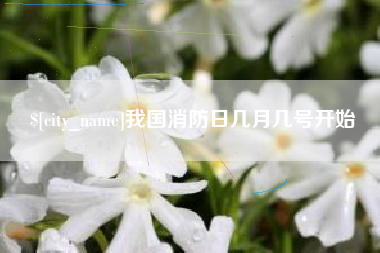 玉环我国消防日几月几号开始