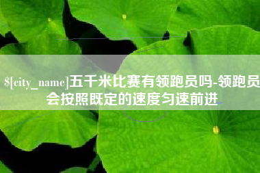 玉环五千米比赛有领跑员吗-领跑员会按照既定的速度匀速前进