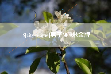 玉环男子5000米金牌