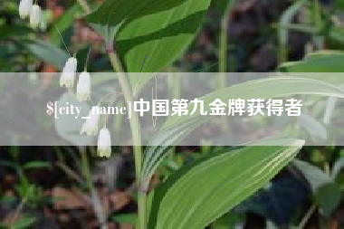 玉环中国第九金牌获得者