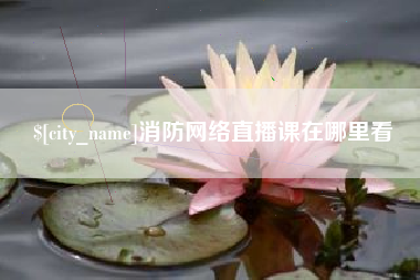 玉环消防网络直播课在哪里看