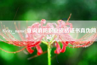 玉环查询消防职业资格证书真伪网站