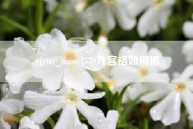 玉环579九宫格如何排