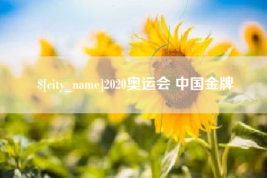 玉环2020奥运会 中国金牌